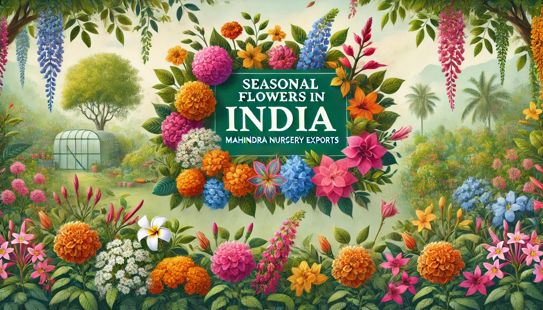 Seasonal Flowers in India 🌸 | Year-Round Guide to Beautiful Blooms by Mahindra Nursery Exports