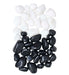 Black and White 1 Kg Decorative Natural Pebbles - Kadiyam Nursery