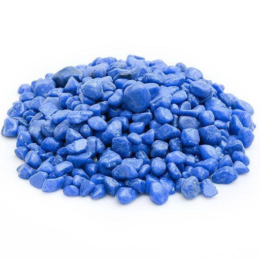 Pebbles (Blue, Small) - 1 Kg - Kadiyam Nursery
