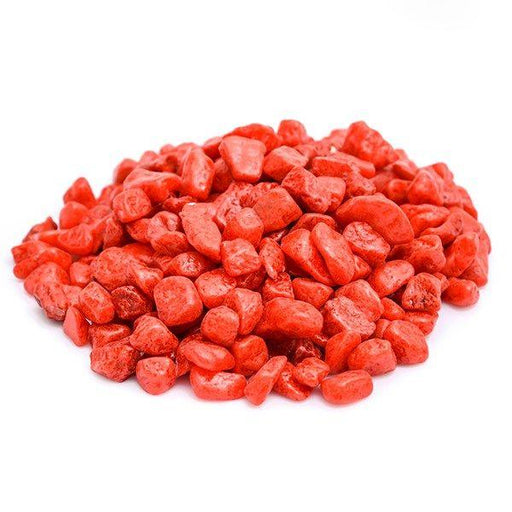 Pebbles (Red, Small) - 1 Kg - Kadiyam Nursery
